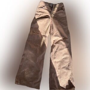 Urban Outfitters BDG Swirl Puddle Jeans Tan